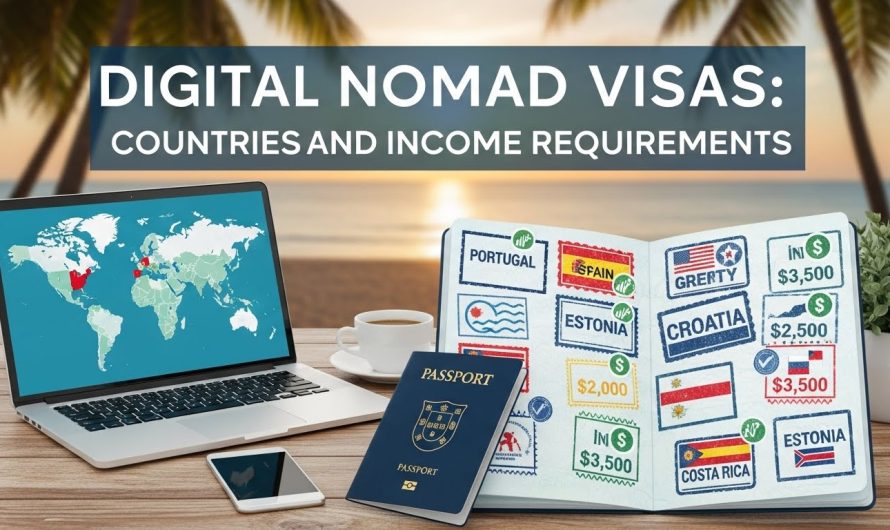 Digital Nomad Visas: Countries and Income Requirements