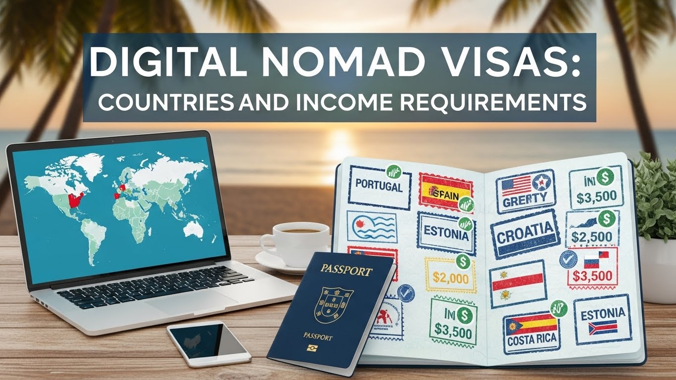 Digital Nomad Visas: Countries and Income Requirements