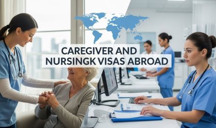 Learn how caregiver and nursing work visas abroad operate, top countries hiring, eligibility requirements, salaries, and steps to work legally overseas