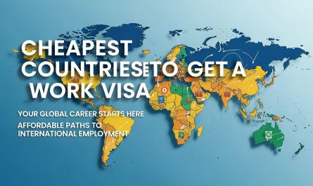 Discover the cheapest countries to get a work visa, including low fees, simple requirements, and affordable living costs for foreigners.